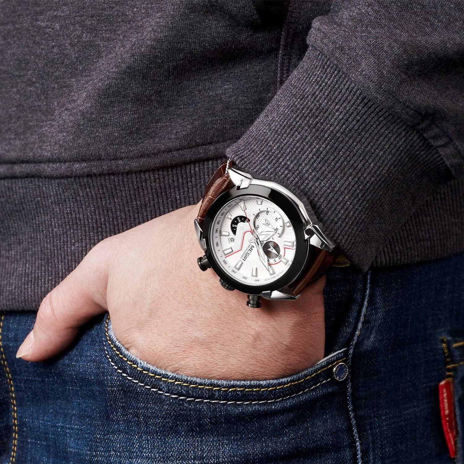 Montre Homme Megir Casual