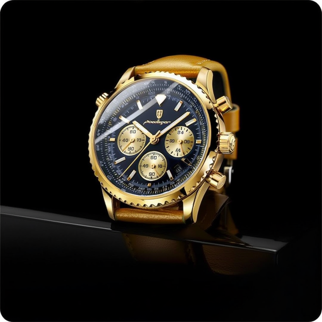 Montre Homme POEDAGAR Cuir