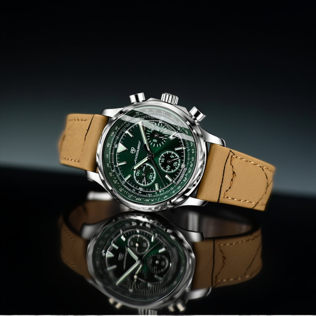 Montre Homme POEDAGAR Cuir